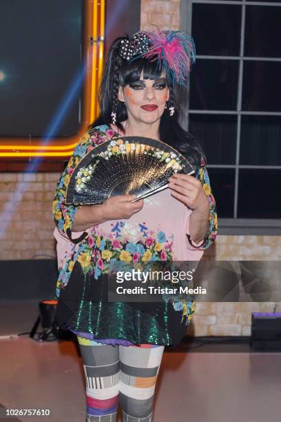 Nina Hagen during the photo call to the TV show 'Wer weiss denn sowas XXL' on September 4, 2018 in Hamburg, Germany.