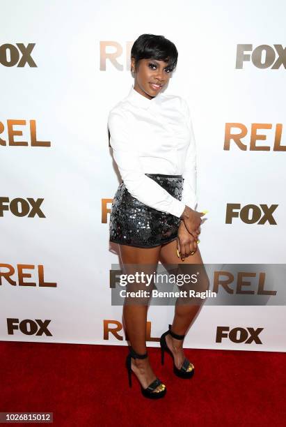 Actress Jessica "Jess Hilarious" Moore attends the New York screening of "REL" at AMC Harlem Magic Johnson on September 4, 2018 in New York City.