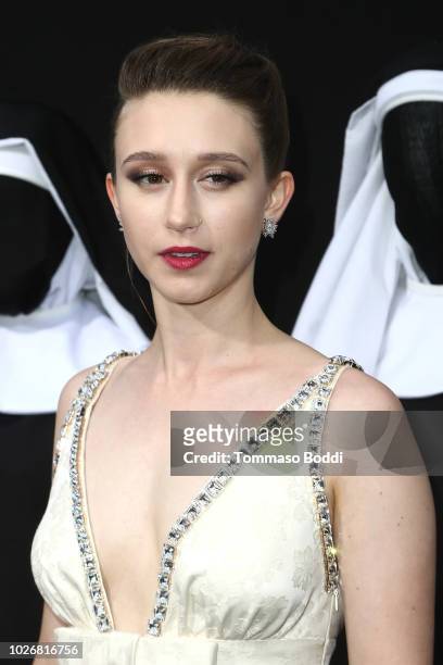 Taissa Farmiga attends the Premiere Of Warner Bros. Pictures' "The Nun" at TCL Chinese Theatre on September 4, 2018 in Hollywood, California.