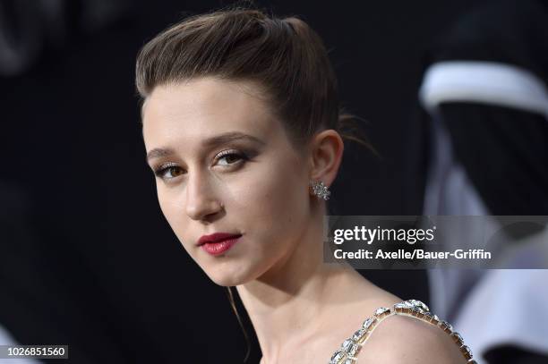 Taissa Farmiga attends the premiere of Warner Bros. Pictures' 'The Nun' on September 4, 2018 in Hollywood, California.