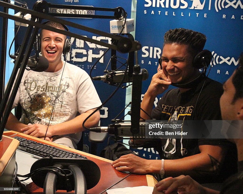 Kelis And The Cast Of "The Jersey Shore" Visit Sirius XM