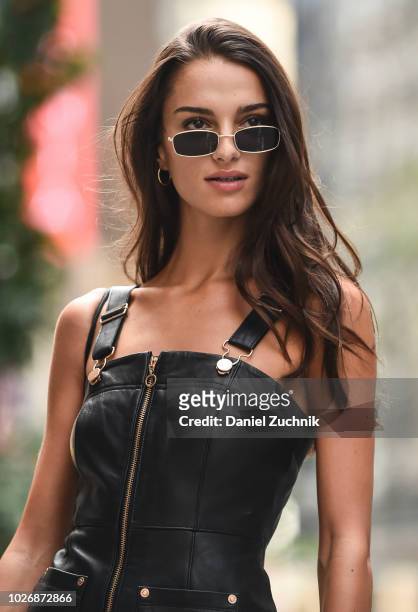 Gabrielle Caunesil attends the casting for the 2018 Victoria's Secret Show in Midtown on September 4, 2018 in New York City.