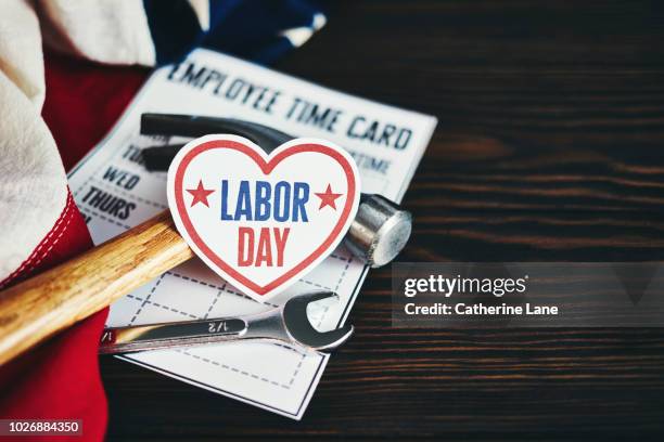 labor day in america - labour day stock-fotos und bilder