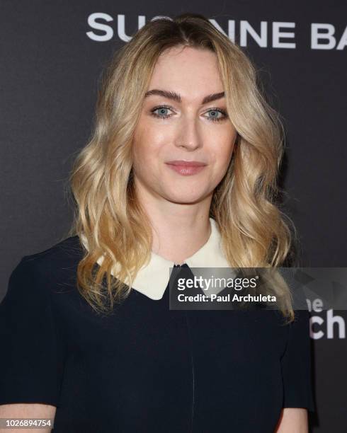 Actress Jamie Clayton attends the Los Angeles premiere of "Susan Bartsch: On Top" at the ArcLight Hollywood on September 4, 2018 in Hollywood,...