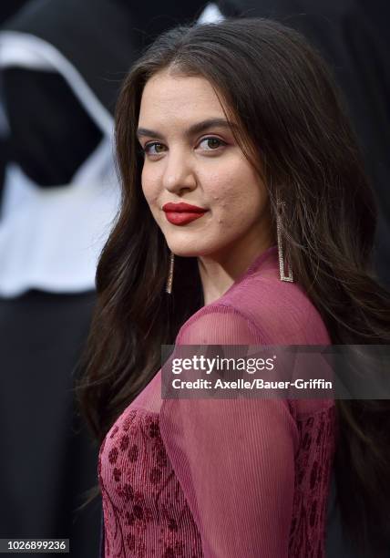 Lilimar Hernandez attends the premiere of Warner Bros. Pictures' 'The Nun' on September 4, 2018 in Hollywood, California.