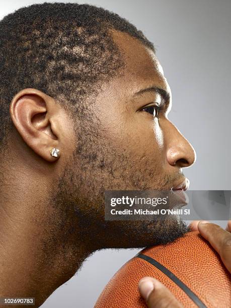Basketball player and NBA prospect DeMarcus Cousins is photographed for Sports Illustrated on June 22 New York City. PUBLISHED IMAGE. CREDIT MUST...