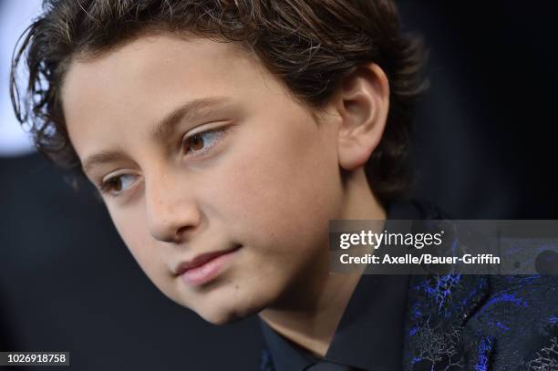 August Maturo attends the premiere of Warner Bros. Pictures' 'The Nun' on September 4, 2018 in Hollywood, California.
