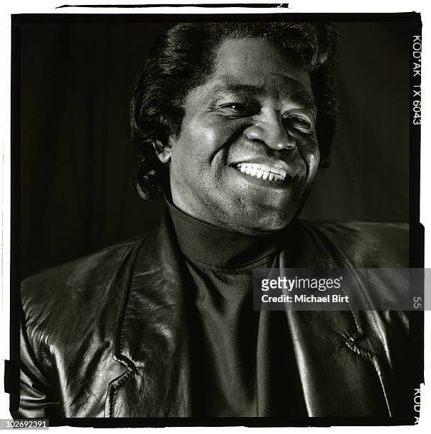Singer James Brown poses for a portrait shoot in Augusta, USA.