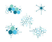 Molecule symbol vector illustration