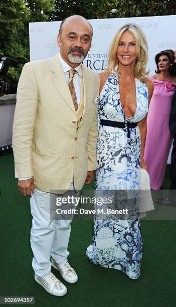 Christian Louboutin attends the Valentino Garavani Archives Dinner Party on July 7, 2010 in Versailles, France.