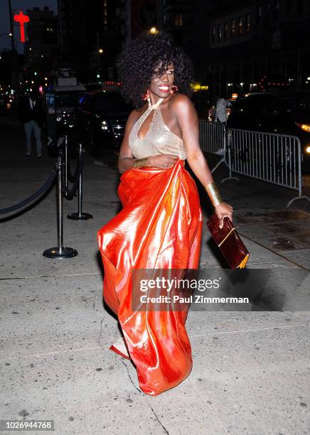 Bozoma Saint John attends Harlem's Fashion Row - Front Row during New York Fashion Week - September 2018 at Capitale on September 4, 2018 in New York...