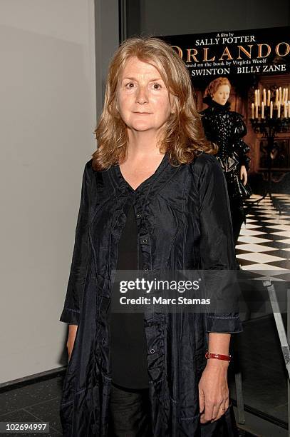 Director Sally Potter attends the Sally Potter Retrospective at The Museum of Modern Art on July 7, 2010 in New York City.