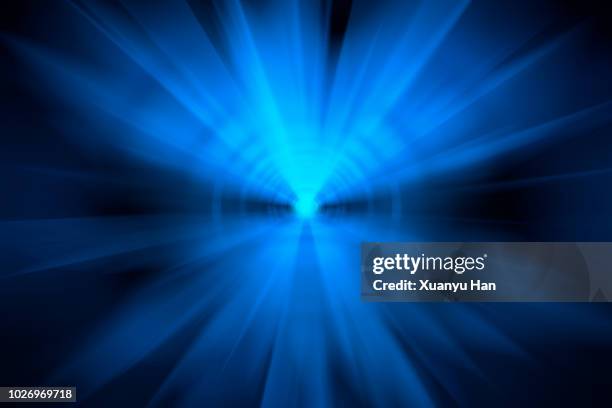 abstract big data, fiber optic light painting on black background. - back lit background stock pictures, royalty-free photos & images