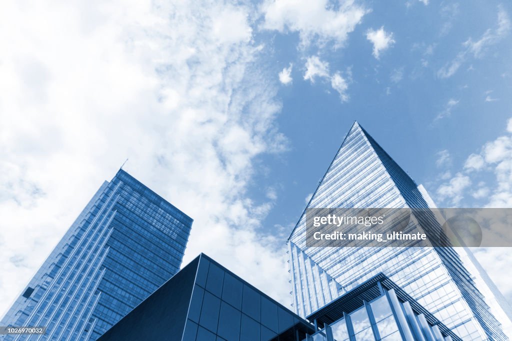 Abstract view of a skyscraper