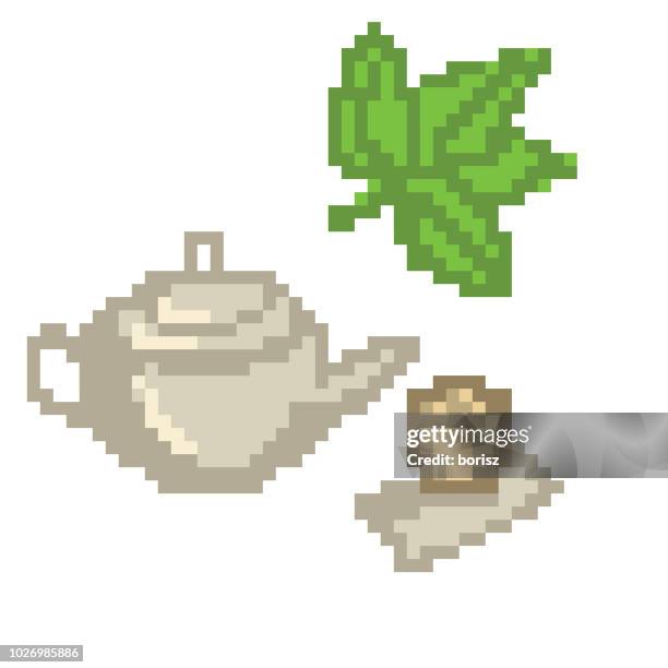 Green Tea Computer Computer Game Asian White Background High Res Illustrations - Getty Images