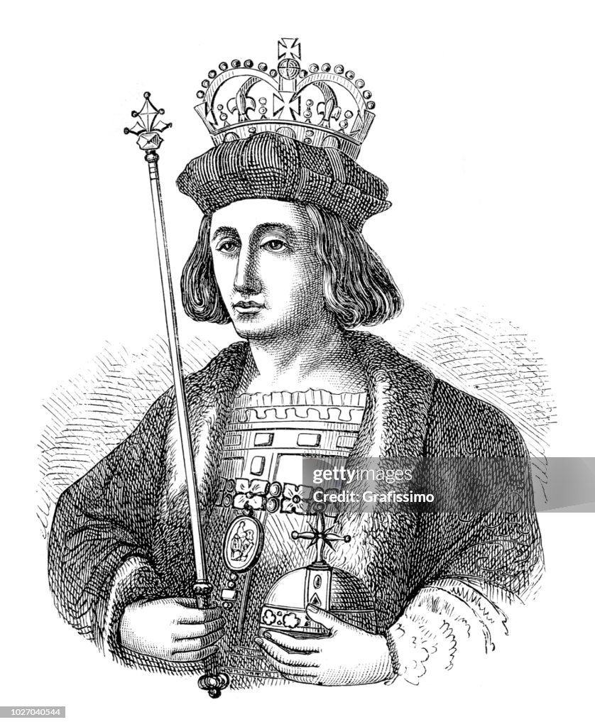 Edward IV king of England portrait illustration