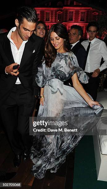 Olivia Palermo attends the Valentino Garavani Archives Dinner Party on July 7, 2010 in Versailles, France.