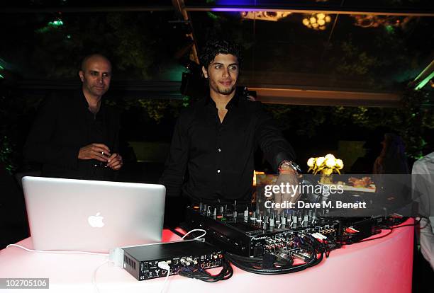 Jesus Luz attends the Valentino Garavani Archives Dinner Party on July 7, 2010 in Versailles, France.