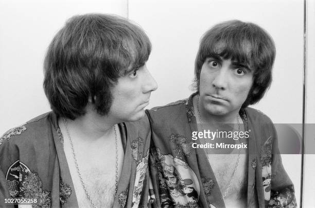 Drummer of The Who rock group Keith Moon. October 1975.