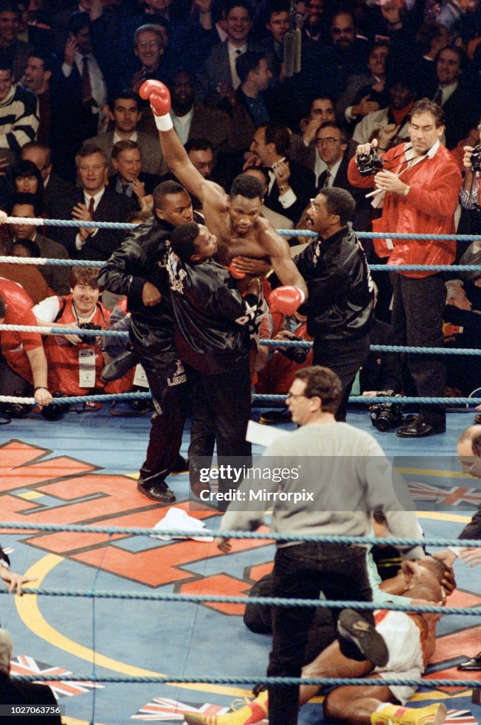 Dunnovan Ruddock Lennox Lewis vs Donovan Razor Ruddock. Lewis retained his British and ...