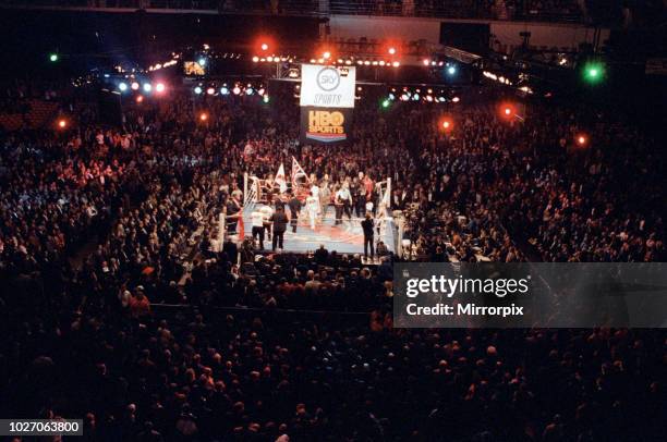 Lennox Lewis vs Donovan Razor Ruddock. Lewis retained his British and European titles also wining the Commonwealth Heavyweight title by way of...