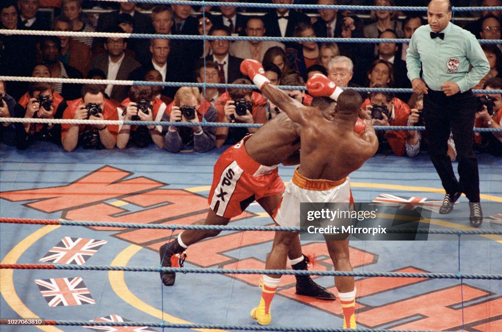 Donovan Razor Ruddock Early Lennox Lewis vs Donovan Razor Ruddock. Lewis retained his British and ...