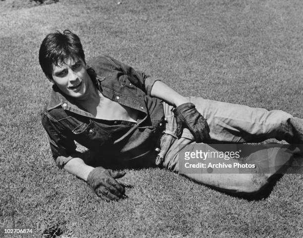 French actor Alain Delon at his Beverly Hills home, 1964. He is in the US to start work on his latest film, 'Once A Thief'.