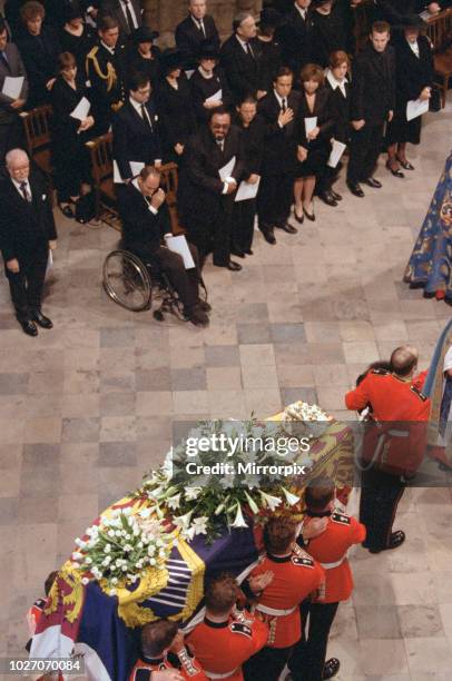 The funeral of Diana, Princess of Wales at Westminster Abbey, London. 6th September 1997.