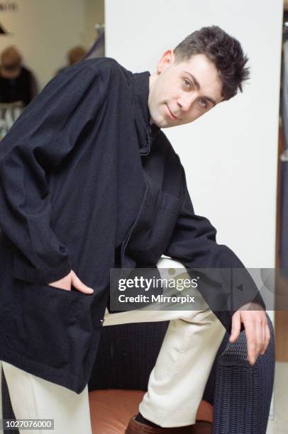 English-born Irish stand-up comedian, Sean Hughes. 7th February 1994.