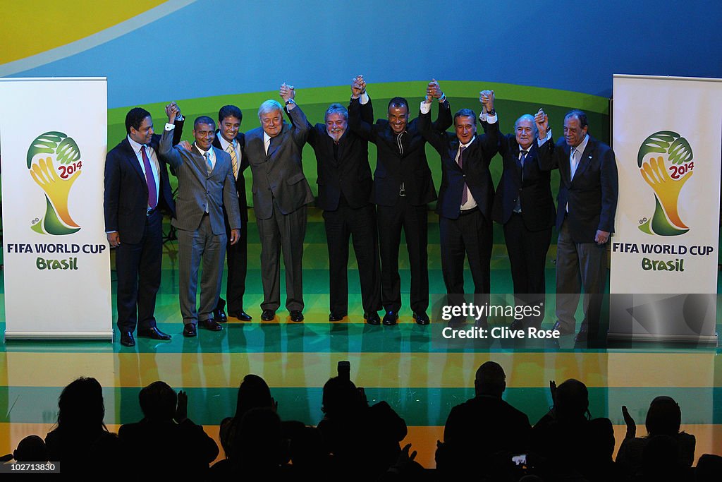 Launch Of 2014 FIFA World Cup Brazil Official Emblem.