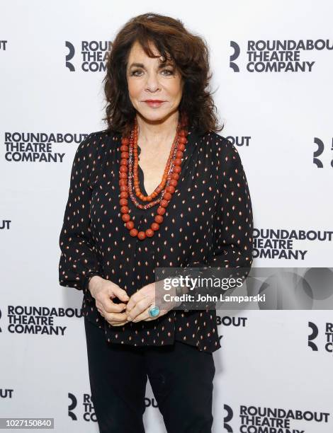 Stockard Channing attends "Apologia" Broadway photo call at Roundabout Rehearsal Studio on September 5, 2018 in New York City.