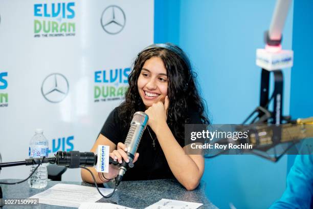 Alessia Cara Co hosts the Elvis Duran Show as the band Why Don't We visit the Elvis Duran Show at Z100 Studio on September 5, 2018 in New York City.