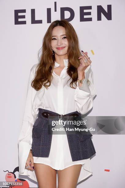 Actress Han Chae-Young attends the photocall for the 'ELIDEN' at Lotte Department Store on September 5, 2018 in Seoul, South Korea.