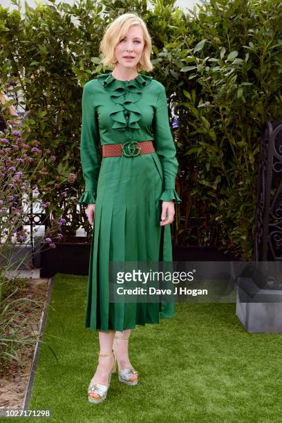 Cate Blanchett attends the World Premiere of "The House With The Clock In Its Walls" at Westfield White City on September 5, 2018 in London, England.