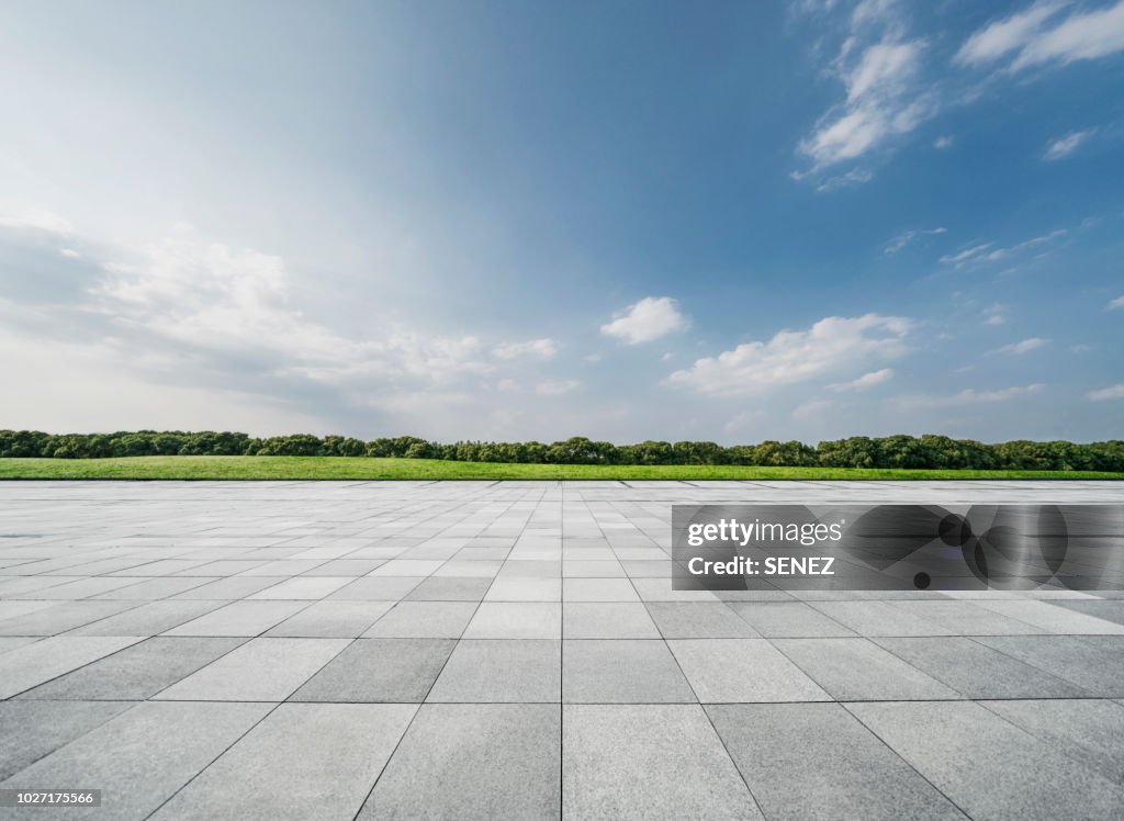 Empty Parking Lot