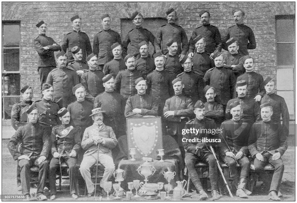 Navy and Army antique historical photographs: Irish rifles