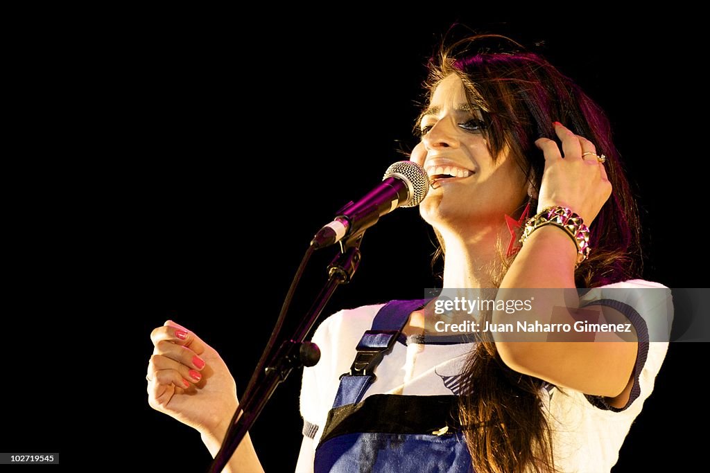 Bebe Performs in Concert in Madrid