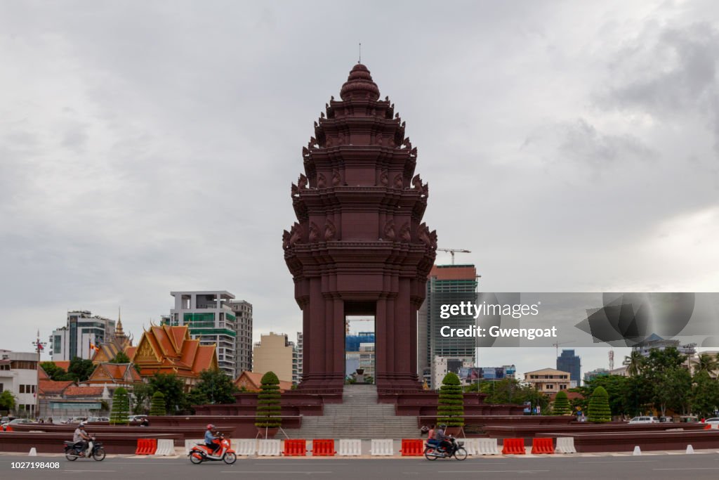 Monumento de la independencia de Phnom Penh