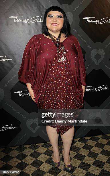 Beth Ditto attends the launch party for Thomas Sabo's new collection at St Mark's Church, Mayfair on July 8, 2010 in London, England.