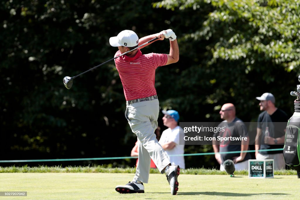 Brian Harman of the United States hits from the 6th tee during the Brian Harman of the United States hits from the 6th tee during the