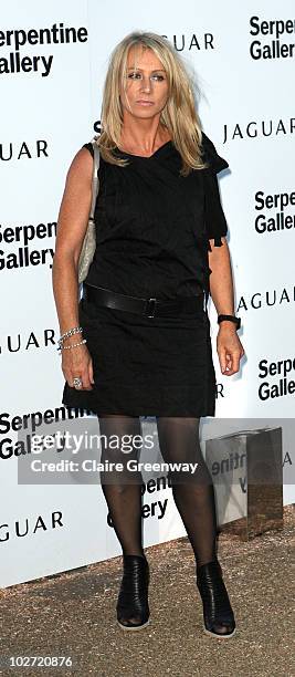 Designer Karen Millen arrives at the Serpentine Gallery Summer Party in Kensington Gardens on July 8, 2010 in London, England.