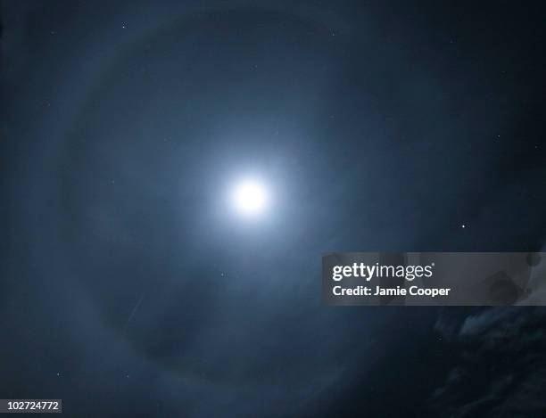 Moon Halo, by Jamie Cooper. A halo is an optical phenomenon that appears near or around the Sun or Moon. There are many types of optical halos, but...