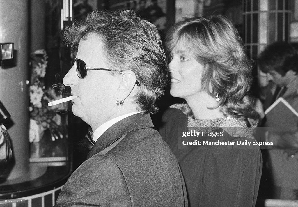 Beatle Ringo attending the premiere of Wild Geese, May 1985.