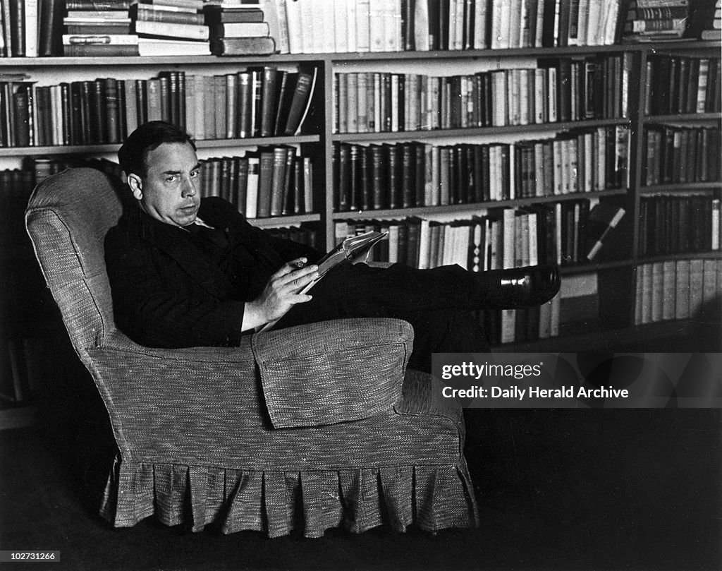 JB Priestley, English writer and broadcaster, 1940."