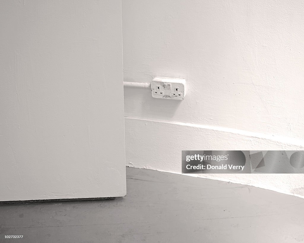 White on white composition and socket