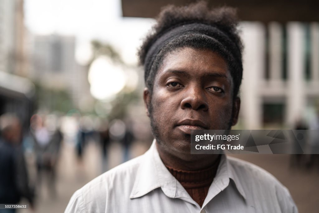 African Ethnicity Men Portrait - Serious Face