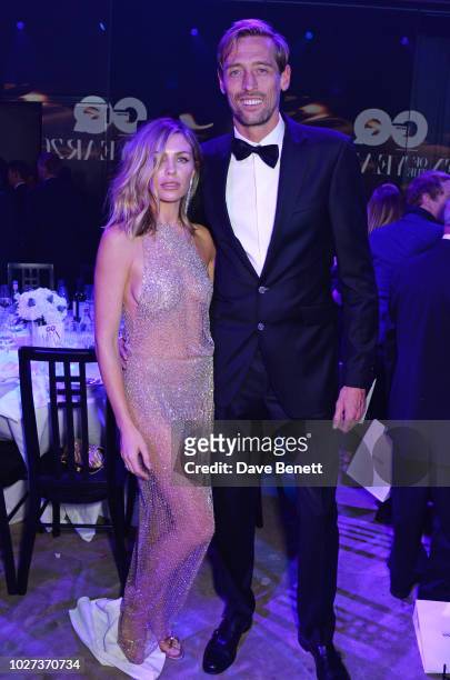 Abbey Clancy and Peter Crouch attend the GQ Men of the Year Awards 2018 in association with HUGO BOSS at Tate Modern on September 5, 2018 in London,...