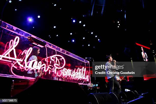 Alan Pownall performs on stage as part of iTunes Festival on July 7, 2010 in London, England.