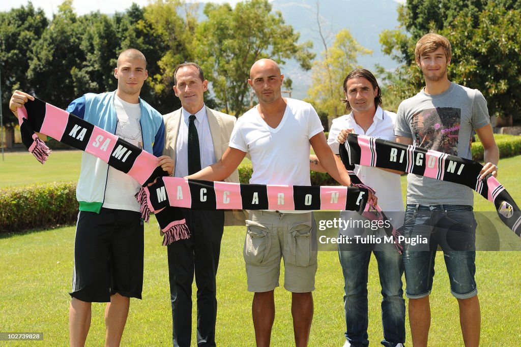 US Citta di Palermo Unveils New Players Maccarone, Rigoni and Pajtim Kasami