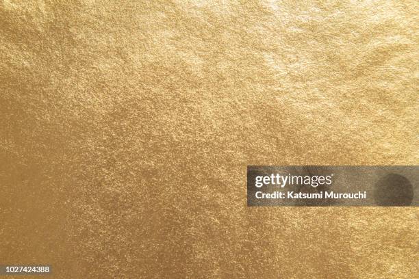 golden foil paper texture background - aluminum foil bildbanksfoton och bilder